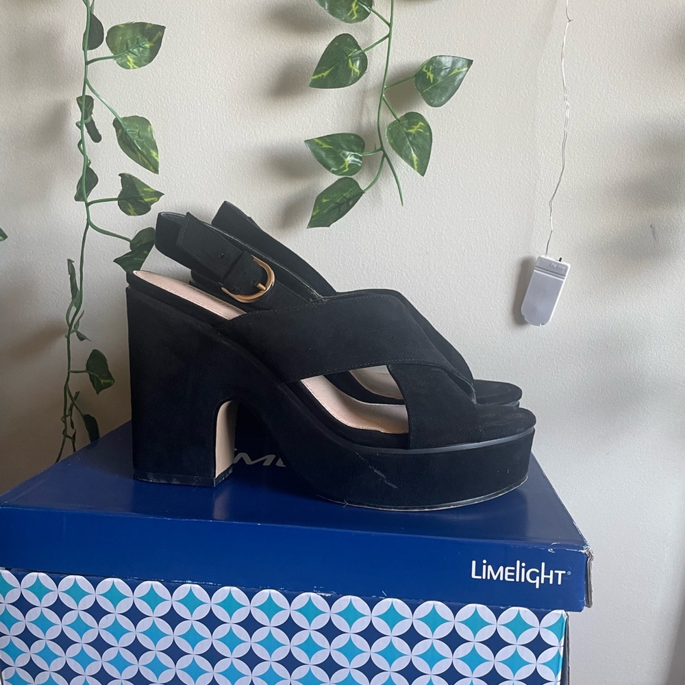 5 inch Black heels